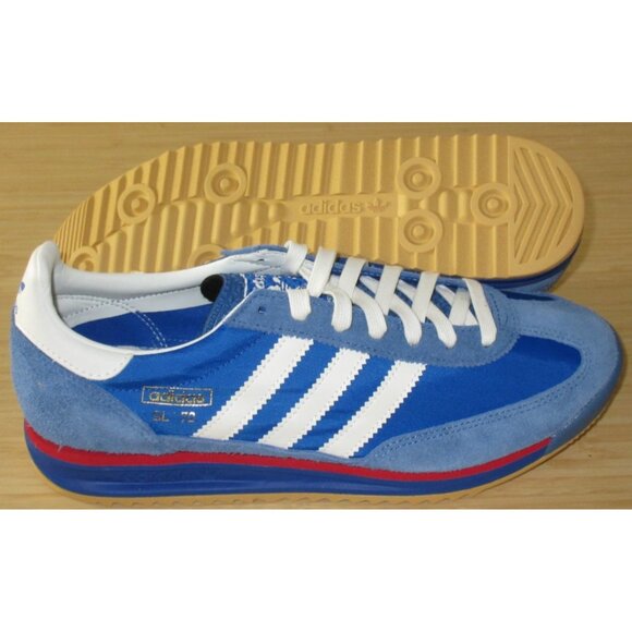 Adidas Men's SL 72 RS Sneakers Blue White Better Scarlet Sizes NIB IG2132 - Picture 2 of 7